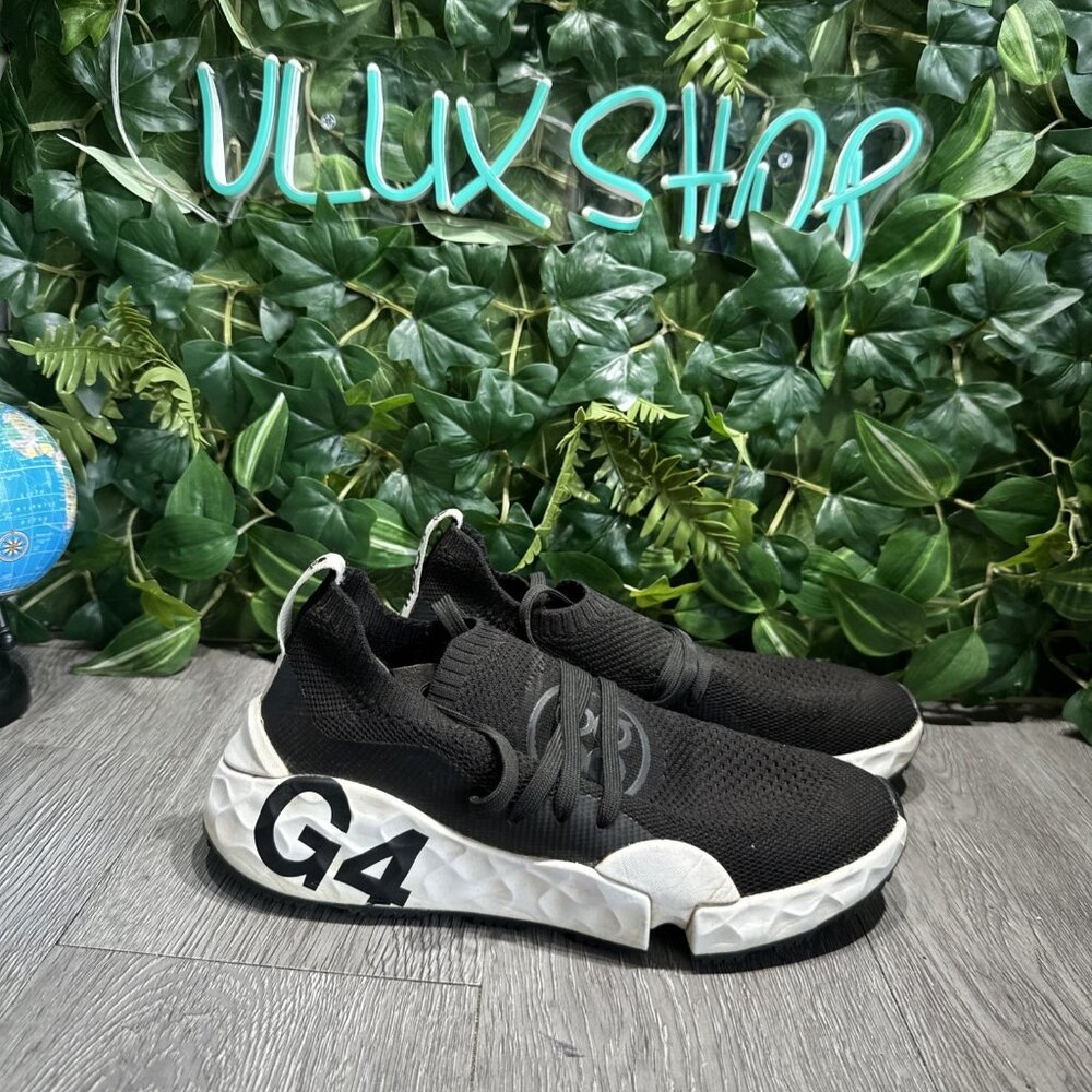 G/FORE MG4.1 Knit Spikeless Golf Training Shoes Mens 9.5 Black Fore Play